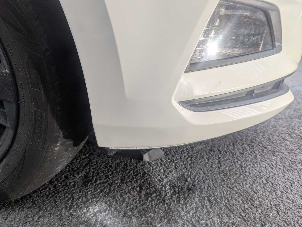 Repaired Bumper